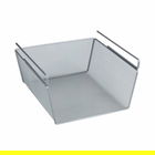 Cos depozitare pentru raft, Wenko, 28x14x23 cm, metal, argintiu