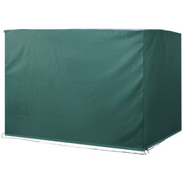 Outsunny Prelata de Acoperit pentru Mobilier de Extern Impermeabil Anti Mucegai cu Fixaj in PE, Verde,215x155x150cm