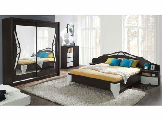 SET DARK MOBILIER DORMITOR COMPLET