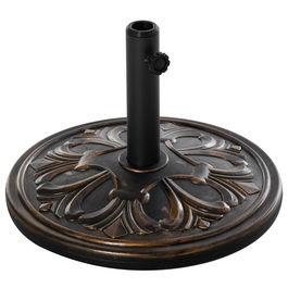 Outsunny Baza pentru Umbrela de Soare pentru Stalp de 35mm/38mm/48mm Greutate 13KG de Gradina