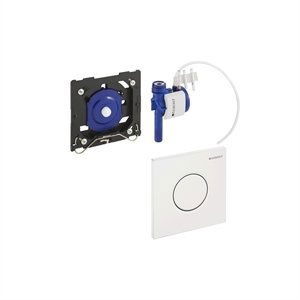 Dispozitiv pneumatic manual, pentru pisoar, Geberit Sigma 01, alb