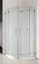Cabina de dus Radaway Euphoria PDD, 100X200 cm, sticla transparenta, partea stanga