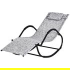 Outsunny Sezlong Scaun Balansoar Gravitatie Zero 160x61x79cm Gri
