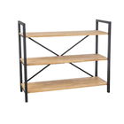 RAFT LIDER LEMN CU METAL, CREM