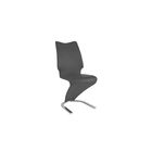 SCAUN H051 DE BAR CROMAT CU PIELE ECOLOGICA