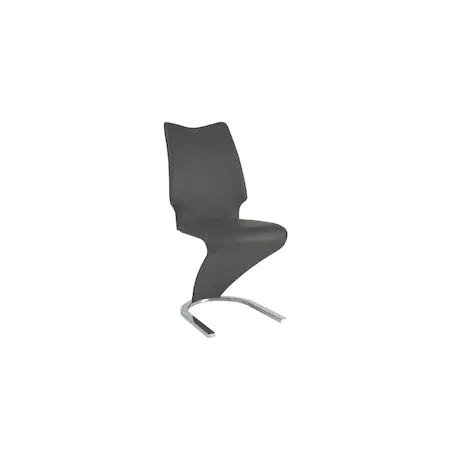 SCAUN H051 DE BAR CROMAT CU PIELE ECOLOGICA