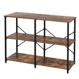 HomCom raft stil industrial, 3 nivele, 120x30x76 cm | AOSOM RO
