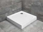 Cadita dus patrata Radaway Delos C cu carcasa, 90X90X15 cm, acrilica