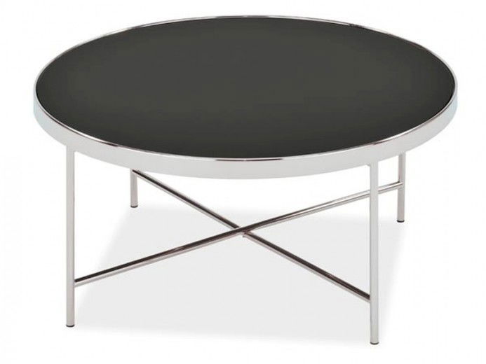 Masa de cafea Cupio 2 negru 82 cm/ 40 cm inaltime