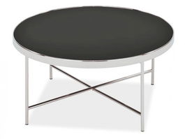 Masa de cafea Cupio 2 negru 82 cm/ 40 cm inaltime
