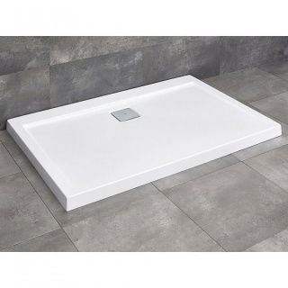 Cadita dus dreptunghiulara Radaway Argos D, 150X90X5,5 cm, acrilica