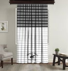 Draperie Beverly Hills Polo Club, 140x260, 100% poliester, Grey/Black/White