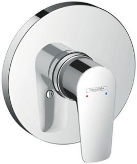 Baterie dus monocomanda Hansgrohe Talis E cu montaj incastrat simplu