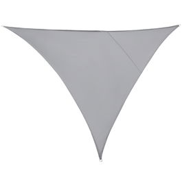 Panza Umbrire Triunghiulara Copertina soare pentru Exterior din poliester rezistent la UV Respirabila 4x4x4m Gri Triunghiulara