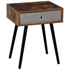 HomCom masuta de living, cu sertar, 48x38x 61 cm | AOSOM RO