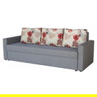 Canapea extensibila Firenze Grey Roses Flower 218x85x85 cm, cu lada de depozitare