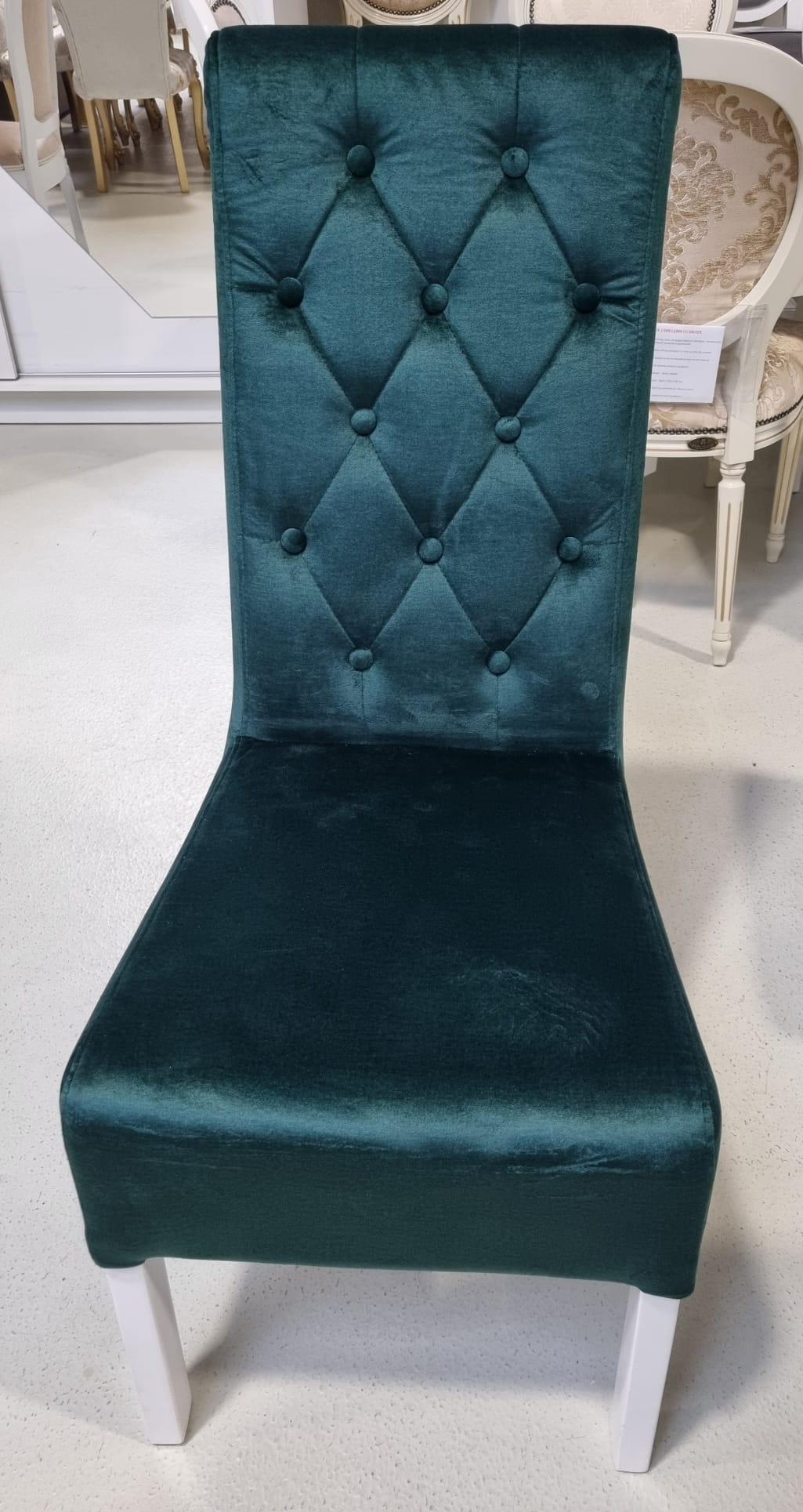 SCAUN GLAMY 2 , CATIFEA VERDE SMARALD