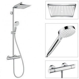 Sistem dus cu baterie termostatata Hansghohe Crometta E240