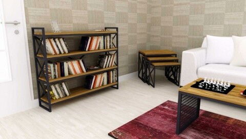 Biblioteca 120x30x100 cm, Heinner, Kit West