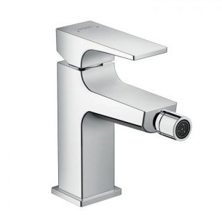 Baterie bideu Hansgrohe Metropol cu ventil push-open