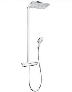 Sistem dus cu termostat si para fixa, cromat Hansgrohe Raindance Select E 360