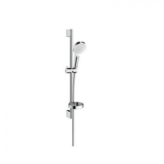 Set de dus Hansgrohe Crometta cu para 2 jeturi, bara, furtun si savoniera