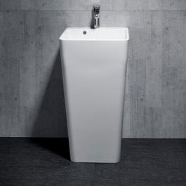 Lavoar monobloc cu picior asimetric Sanotechnik