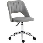 Vinsetto Scaun pentru Serviciu Ergonomic pentru Birou cu Inaltime Reglabila Gri