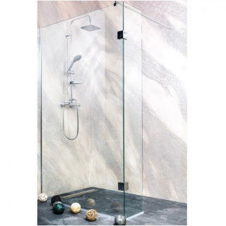 Cabina de dus Walk-In Sanotechnik, Wide 2, 118 x 30 x H195 cm
