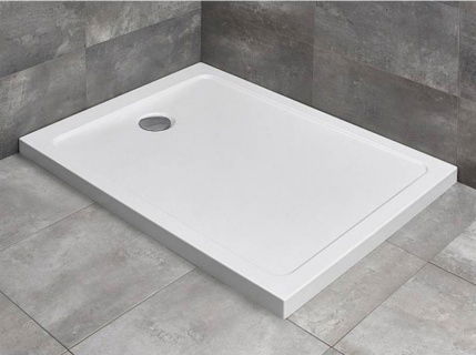 Cadita de dus dreptunghiulara Radaway Doros Plus F, 140 x 80 cm
