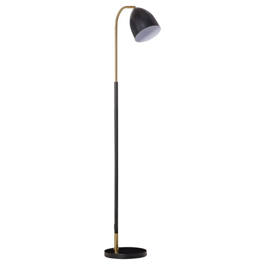 Lampa de podea HomCom, 43x28x160 cm, negru | AOSOM RO