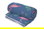 Pilota Alcam Pink Flamingo microfibra matlasata, 140x200 cm, 250g/mp