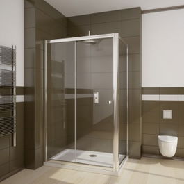 Set PROMO cabina dus, cadita si sifon Radaway Premium DWJ+S 100x90xH190 cm