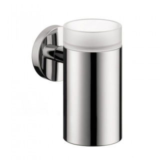 Suport Hansgrohe cu pahar Logis, crom