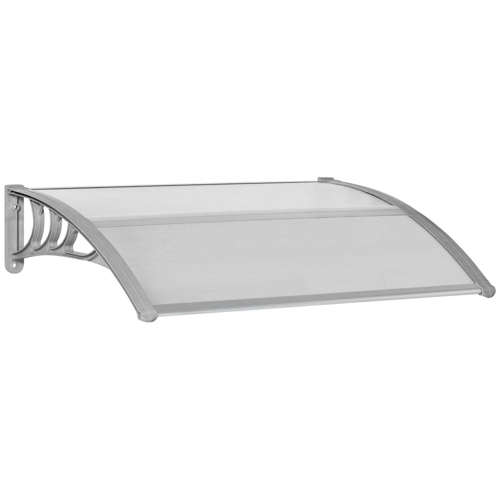 Outsunny Copertina din Policarbonat anti-UV de Exerior pentru Usi si Ferestre, 100x75cm | Aosom Ro