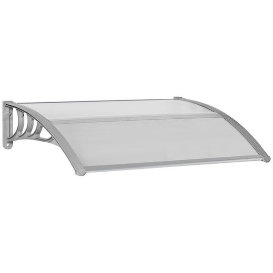 Outsunny Copertina din Policarbonat anti-UV de Exerior pentru Usi si Ferestre, 100x75cm | Aosom Ro