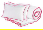 Set Alcam 2 buc perne microfibra 50x70 cm si pilota matlasata 180x200 cm