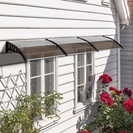 Outsunny Copertina de Exterior 300x 96cm din Policarbonat si Aluminiu | Aosom Ro