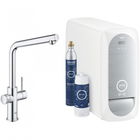 Baterie Grohe Blue Home crom, cu sistem de filtrare, racire si acidulare a apei