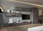 Living Pati 206 - Mobila Sufragerie Gri Beton