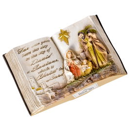 HOMCOM Figurina Nasterea Domnului 3D, Decoratiune de Craciu, decoratiune iesle | AOSOM RO