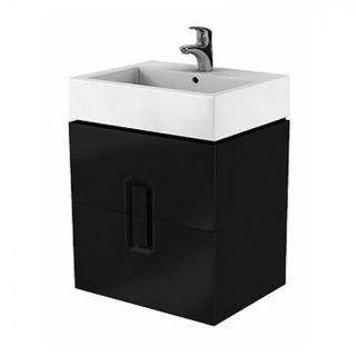 Baza de lavoar Kolo Twins 60 x 57 x 46 cm negru mat