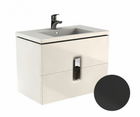 Baza de lavoar Kolo Twins 80 x 46 x 57 cm negru mat