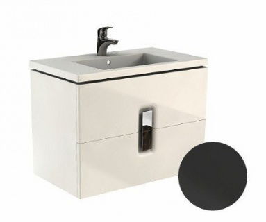 Baza de lavoar Kolo Twins 80 x 46 x 57 cm negru mat