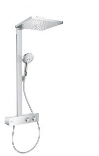 Sistem dus cu baterie termostata Hansgrohe Raindance Select E 300