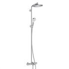 Sistem de dus Hansgrohe Crometta S 240 1 jet cu baterie termostatata