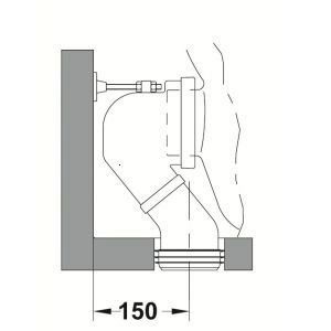 Conector evacuare vas wc Gala 90 grade