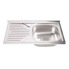 Chiuveta Bucatarie Inox pe masca + Sifon Pe Dreapta