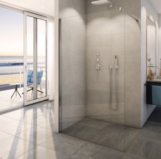 PROMO Cabina dus Walk-in SanSwiss Easy STR4P6 80xH200 cm