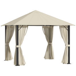 Outsunny Foisor de Gradina 2.97x2.97m, pentru Curte si Terasa, Kaki | Aosom Ro